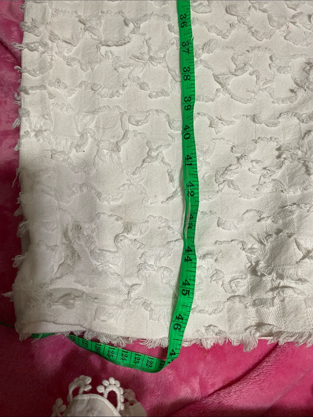 Avec Les Filles Ivory One-Shoulder Textured Blouse